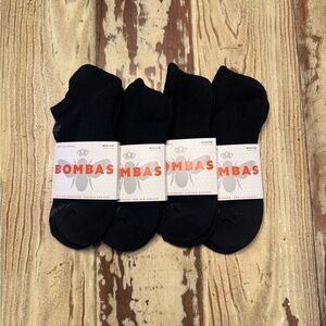 BOMBAS | Medium solids ankle socks 4-pack